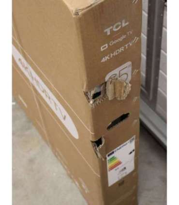 SALE OUT. TCL LED 4K TV 65V6C 65 Smart TV Google TV Black DAMAGED PACKAGING