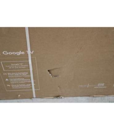 SALE OUT. TCL LED 4K TV 65V6C 65 Smart TV Google TV Black DAMAGED PACKAGING