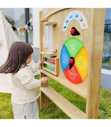 CLASSIC WORLD EDU 2-ühes kriiditahvel/tegevustahvel - aja ja ilma õppimine