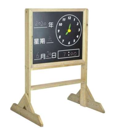 CLASSIC WORLD EDU 2-ühes kriiditahvel/tegevustahvel - aja ja ilma õppimine