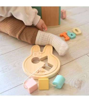 CLASSIC WORLD Пастельный набор для младенцев - коробка 'Первые обучающие игрушки' для детей от 12 до 18 месяцев