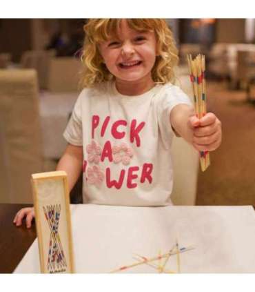 WOOPIE puidust Mikado-pulgad karbis, 41 tk.