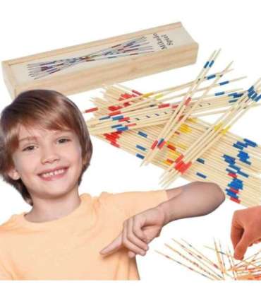 WOOPIE puidust Mikado-pulgad karbis, 41 tk.