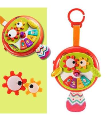 WOOPIE BABY интерактивная игрушка сова-пианино с шелестящим хвостом