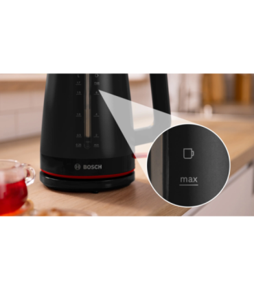 Bosch TWK3M123 MyMoment Kettle, 1.7 L, 2400 W, Black