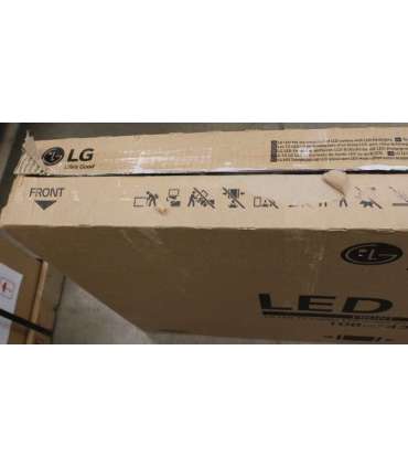 SALE OUT. LG 43UN640S0LD 43“ 3840x2160/300cd/m2/ HDMI RF LG USED, MISSING PLASTIC HOLDERS AND ORIGINAL REMOTE