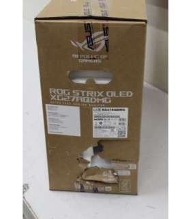 Asus ROG Strix OLED XG27AQDMG 27 " WOLED 16:9 240 Hz 0.03 ms 2560 x 1440 pixels HDMI ports quantity 2 |