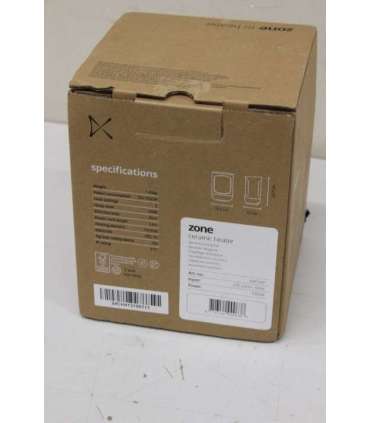 SALE OUT. Duux Zone Personal Ceramic Heater, Power consumption 600, 900, 1500 W, Black SALE OUT. Duux Zone Personal