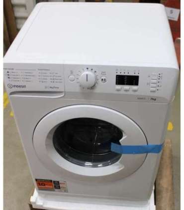 SALE OUT. Indesit Washing machine MTWA 71252 W EE, Front loading, E, Washing capacity 7 kg, 1200 RPM, Depth 54 cm, White