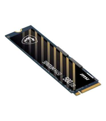 SSD|MSI|SPATIUM M450|500GB|M.2|PCIe Gen4|NVMe|3D NAND|Write speed 2300 MBytes/sec|Read speed 3600 MBytes/sec|2.15mm|TBW 300 T