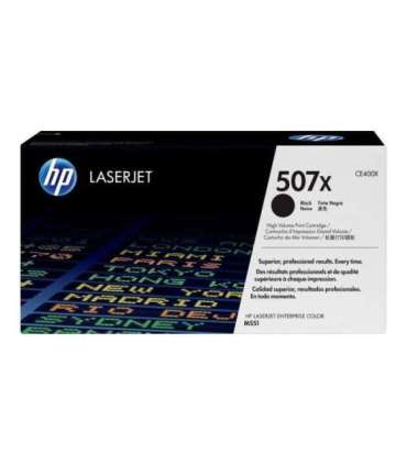 HP Cartridge No 507X HP507X HP 507X Black Schwarz (CE400X)