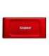 Kingston SXS1000R/1000G XS1000 Red External SSD, 1 TB, USB Type-C/ USB 3.2 Gen 2, 1050 MB/s, Red