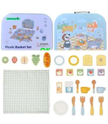 TOOKY TOY пикниковый набор - фрукты для нарезки, набор для завтрака