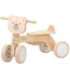 VIGA PolarB puidust sõidumänguasi karu, pruun, pehmed rattad