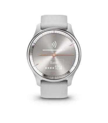 Garmin vivomove Trend LCD 40 mm Hybrid 254 x 346 pixels Touchscreen Silver GPS (satellite)