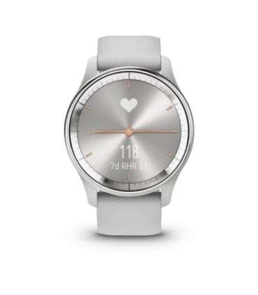 Garmin vivomove Trend LCD 40 mm Hybrid 254 x 346 pixels Touchscreen Silver GPS (satellite)