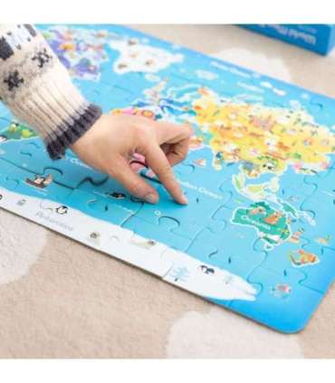 CLASSIC WORLD Puzzle Drewniane Mapa Świata