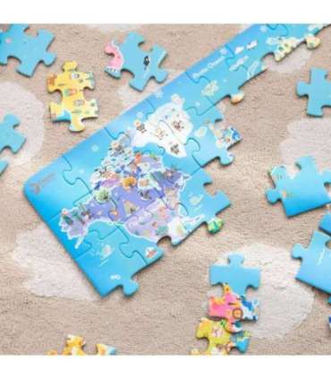 CLASSIC WORLD Puzzle Drewniane Mapa Świata