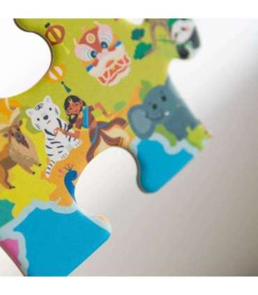 CLASSIC WORLD Puzzle Drewniane Mapa Świata