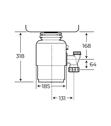 Jäätmepurustaja Teka TR750