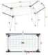 PROMIS MILANO clothes dryer, extendable, additional 4 wings