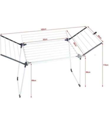 PROMIS MILANO clothes dryer, extendable, additional 4 wings