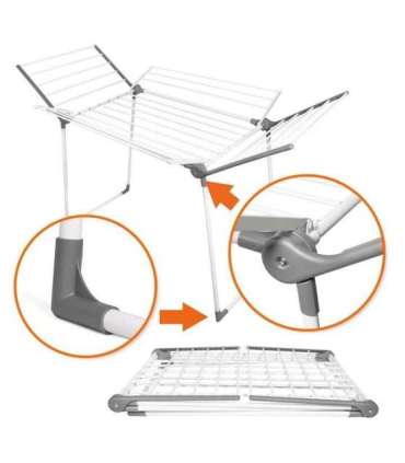PROMIS MILANO clothes dryer, extendable, additional 4 wings