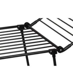 AMALFI foldable laundry drying rack, black