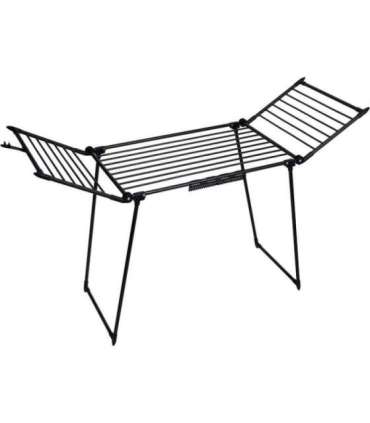 AMALFI foldable laundry drying rack, black
