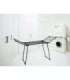 AMALFI foldable laundry drying rack, black