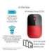 HP Z3700 Wireless Mouse - Red