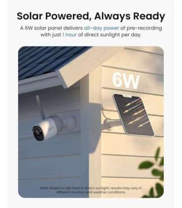 Reolink Wireless Pan & Tilt Long Lasting Solar/Battery Camera with Spotlights Altas Series B630 with Solar Panel |
