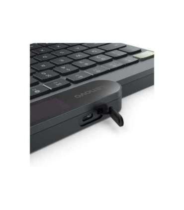Lenovo Self-Charging Bluetooth Keyboard-US Euro Keyboard Bluetooth US Euro Black