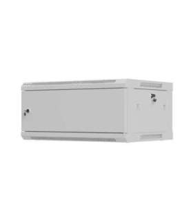 Lanberg Wall mounted installation cabinet 19" 4U 600X450 WF01-6404-00S Gray