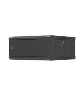 Lanberg Wall mounted installation cabinet 19" 4U 600X600 WF01-6604-00B Black