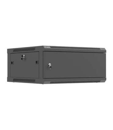 Lanberg Wall mounted installation cabinet 19" 4U 600X600 WF01-6604-00B Black