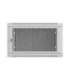Lanberg Wall mounted installation cabinet 19" 9U 600X600 WF01-6606-23S Grey