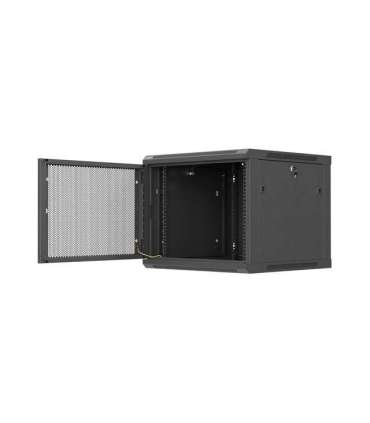 Lanberg Wall mounted installation cabinet 19" 9U 600X600 WF01-6609-23B Black