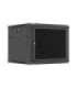 Lanberg Wall mounted installation cabinet 19" 9U 600X600 WF01-6609-23B Black