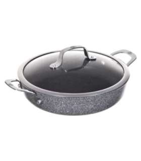 Frying Pan Ballarini Salina Granitium, Deep with 2 handles, Granite, 28 cm 75002-810-0
