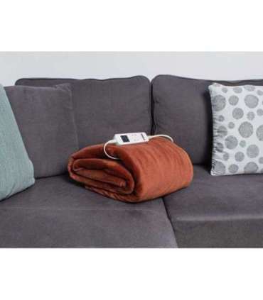 NOVEEN ELECTRIC BLANKET EB655 BROWN SUPER SOFT 180X130CM