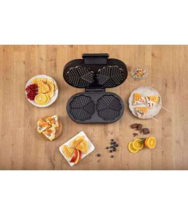 Waffle maker GORENJE WM1200B black, 1200 W