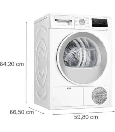 BOSCH WTH86277PL Heat Pump Washer Dryer 8kg White