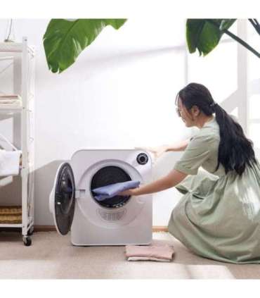 GreenBlue GB405 Tumble Dryer Electric Clothes 830W 3kg Mini Travel Vented Freestanding Wall Mount 5 Drying Programs