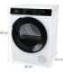 Gorenje DPNA92WIFI tumble dryer Freestanding Front-load 9 kg A++ Black, White
