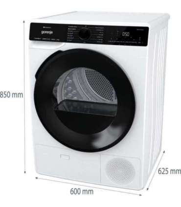 Gorenje DPNA92WIFI tumble dryer Freestanding Front-load 9 kg A++ Black, White