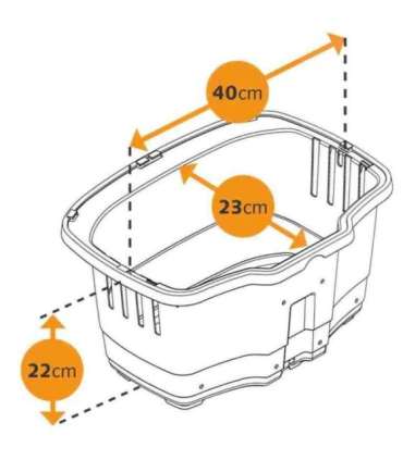 FERPLAST Atlas Bike 20 Rapid - bicycle basket for animals