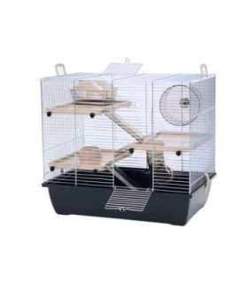 INTER-ZOO Pinky 3 Zinc Black - cage for a hamster