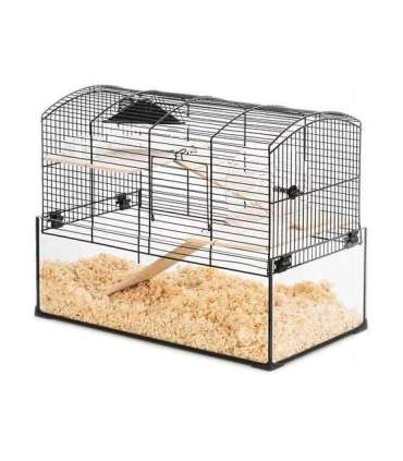 ZOLUX Cage Neo Panas Little with glass cuvette, black
