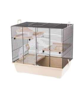 INTER-ZOO Pinky 3 Zinc Beige - cage for a hamster